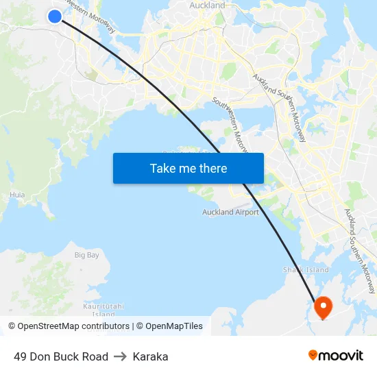 49 Don Buck Road to Karaka map