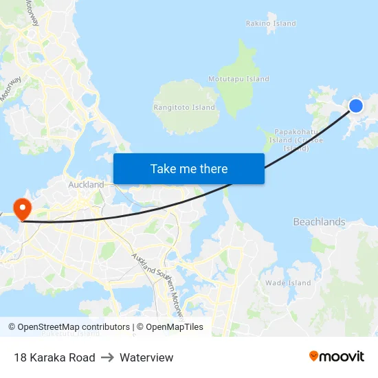 18 Karaka Road to Waterview map