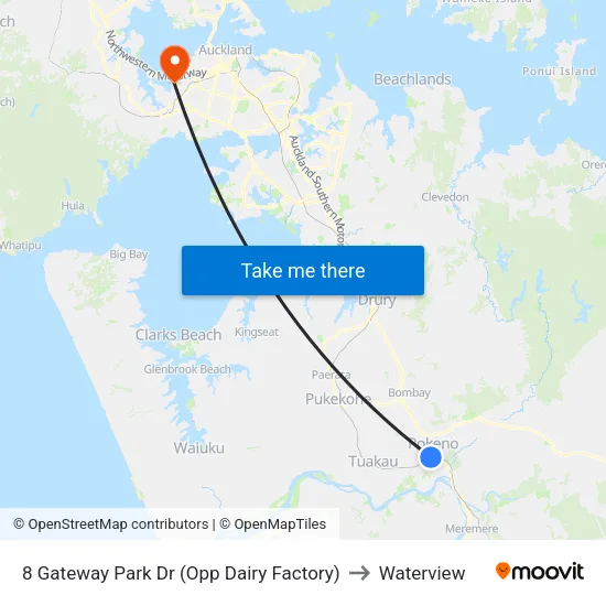 8 Gateway Park Dr, Pokeno (Opp Dairy Factory) to Waterview map