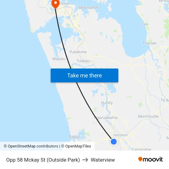 Opp 58 Mckay St, Hamilton (Outside Park) to Waterview map