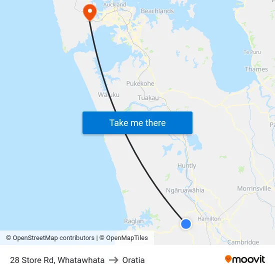 28 Store Rd, Whatawhata to Oratia map
