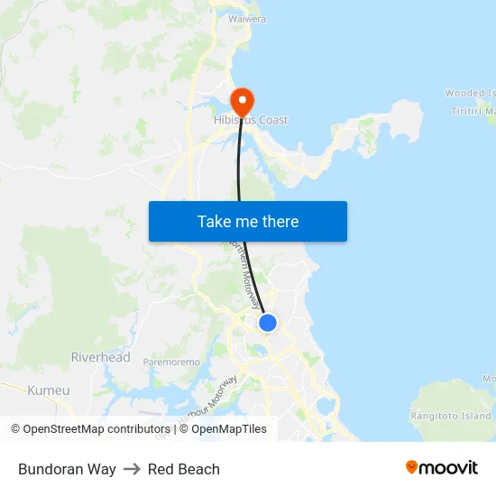 Bundoran Way to Red Beach map