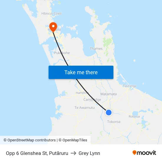 Opp 6 Glenshea St, Putāruru to Grey Lynn map
