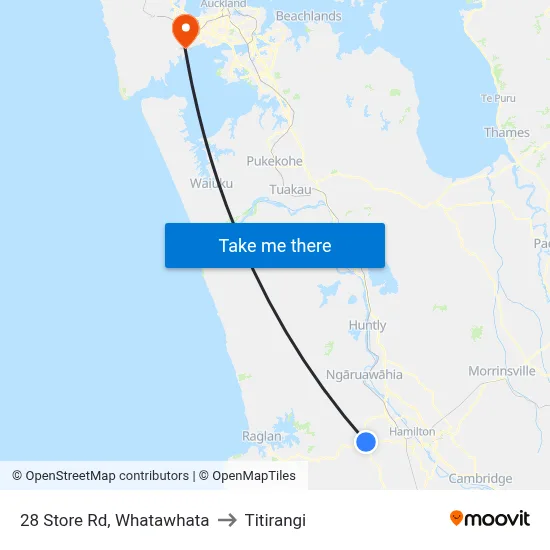 28 Store Rd, Whatawhata to Titirangi map