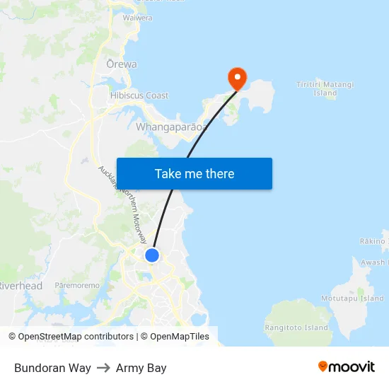 Bundoran Way to Army Bay map
