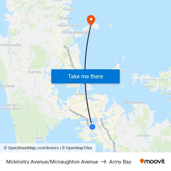 Mckinstry Avenue/Mcnaughton Avenue to Army Bay map