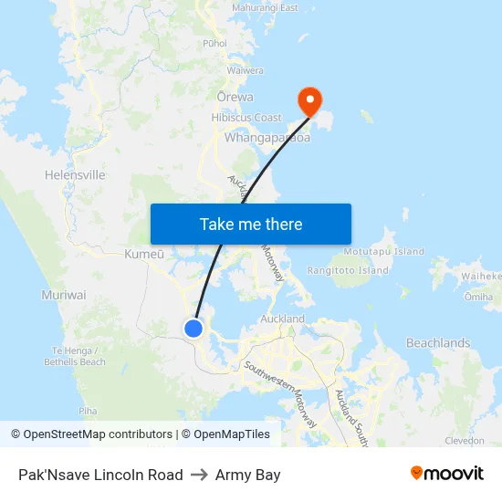 Pak'Nsave Lincoln Road to Army Bay map