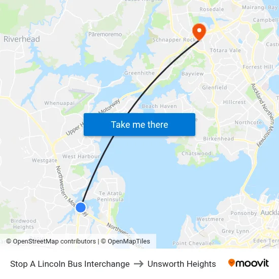 Stop A Lincoln Bus Interchange to Unsworth Heights map