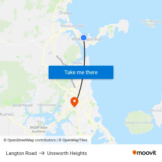 Langton Road to Unsworth Heights map