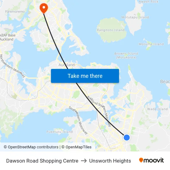 Dawson Road Shopping Centre to Unsworth Heights map