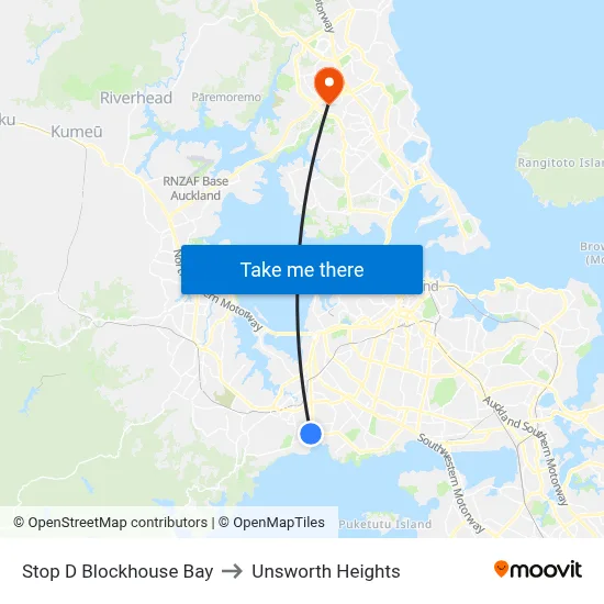 Stop D Blockhouse Bay to Unsworth Heights map