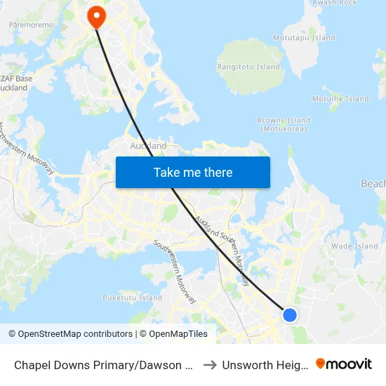 Chapel Downs Primary/Dawson Road to Unsworth Heights map