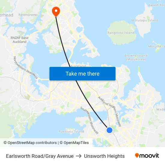 Earlsworth Road/Gray Avenue to Unsworth Heights map