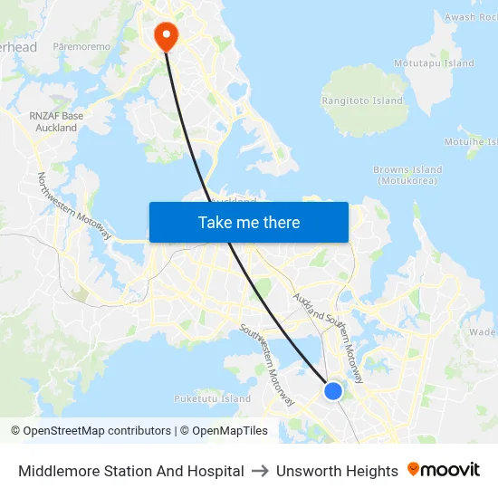 Middlemore Station And Hospital to Unsworth Heights map