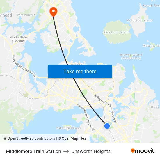 Middlemore Train Station to Unsworth Heights map