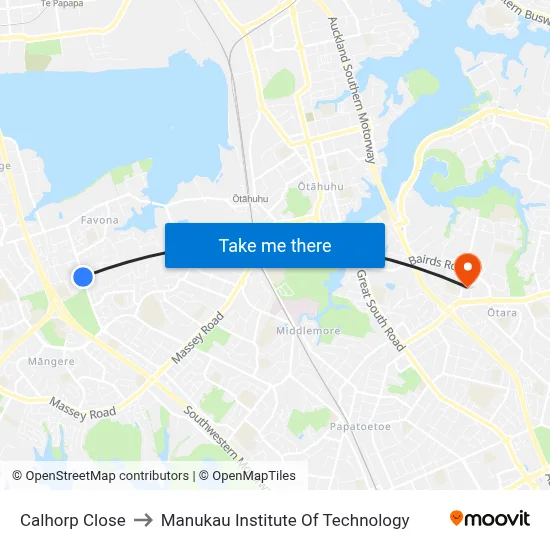 Calhorp Close to Manukau Institute Of Technology map
