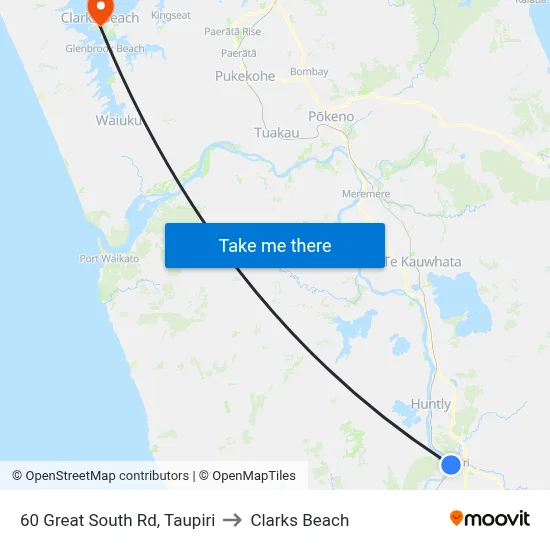 60 Great South Rd, Taupiri to Clarks Beach map