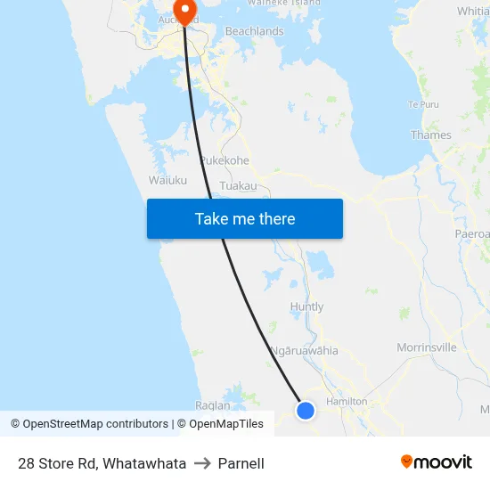 28 Store Rd, Whatawhata to Parnell map