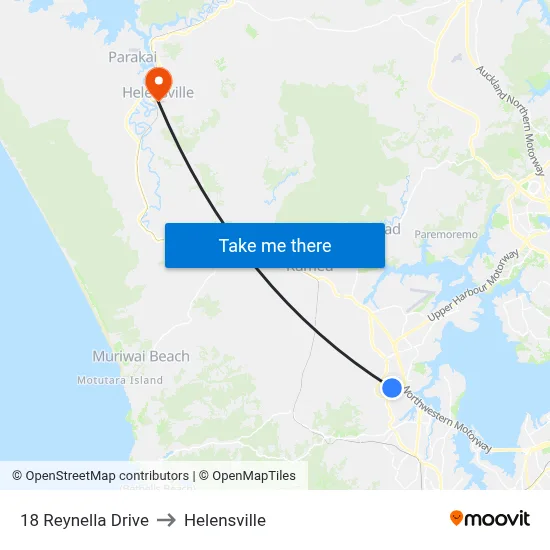 18 Reynella Drive to Helensville map