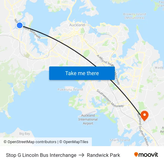 Stop G Lincoln Bus Interchange to Randwick Park map