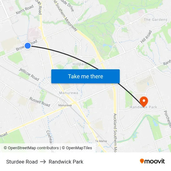 Sturdee Road to Randwick Park map
