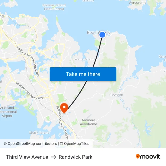 Third View Avenue to Randwick Park map