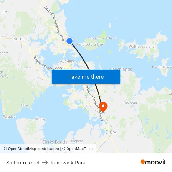 Saltburn Road to Randwick Park map