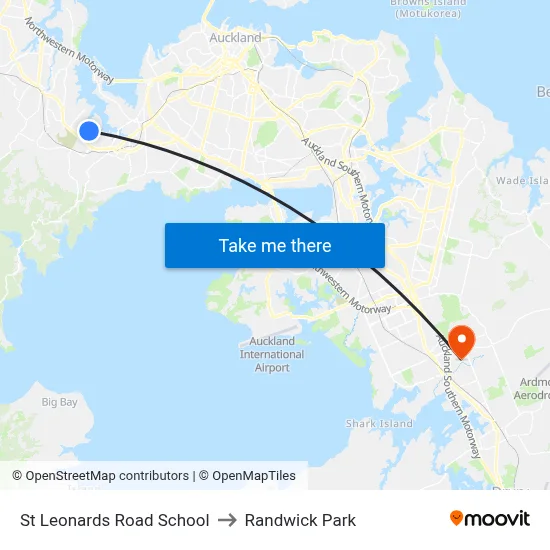 St Leonards Road School to Randwick Park map