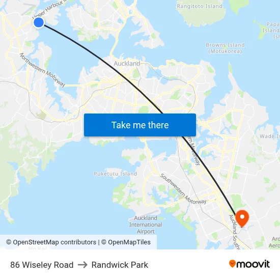 86 Wiseley Road to Randwick Park map