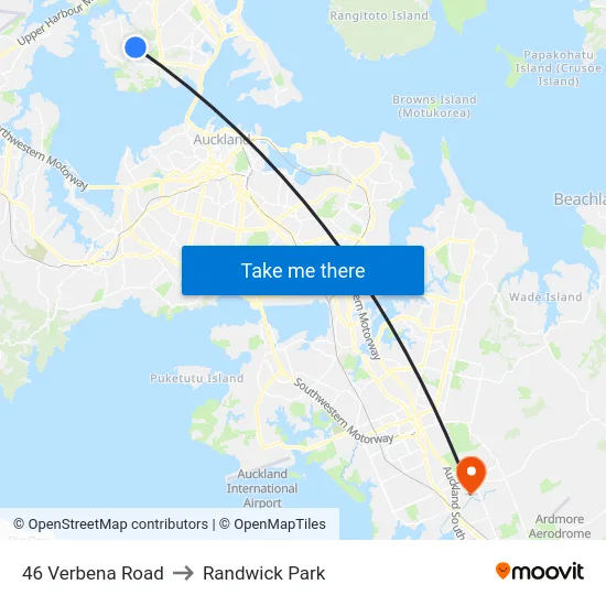 46 Verbena Road to Randwick Park map