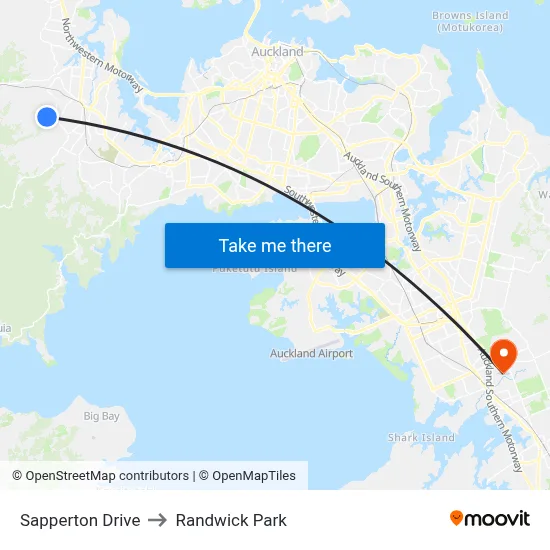 Sapperton Drive to Randwick Park map