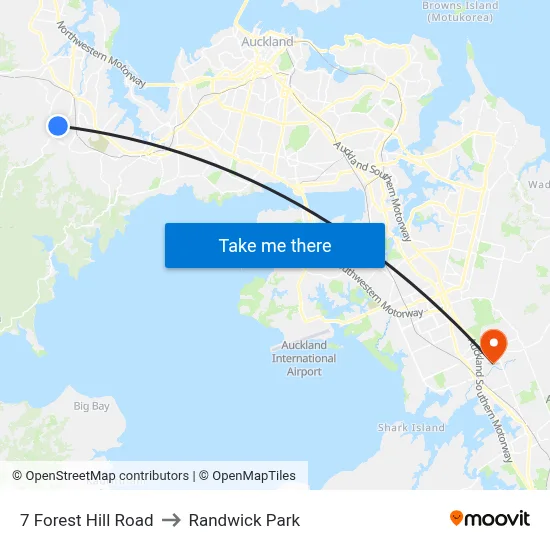 7 Forest Hill Road to Randwick Park map