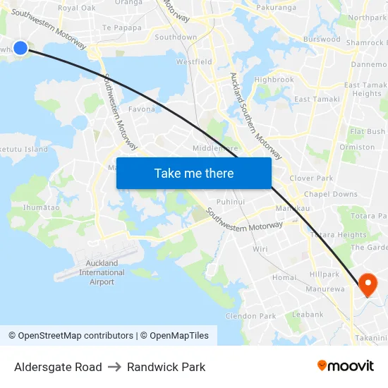 Aldersgate Road to Randwick Park map