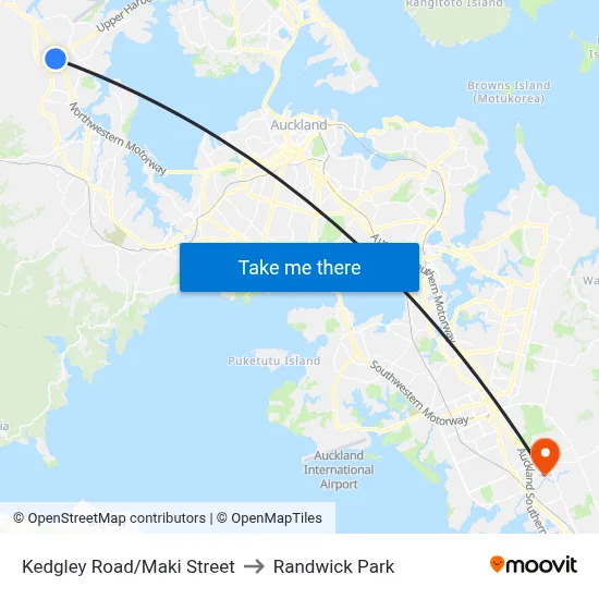 Kedgley Road/Maki Street to Randwick Park map