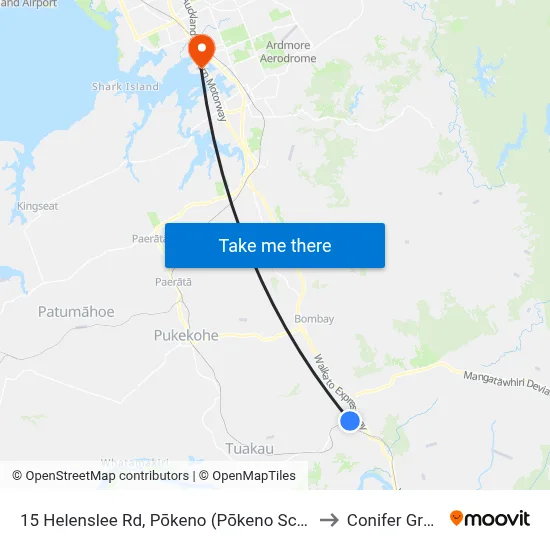 15 Helenslee Rd, Pōkeno (Pōkeno School) to Conifer Grove map