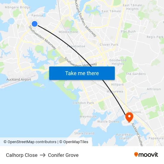 Calhorp Close to Conifer Grove map