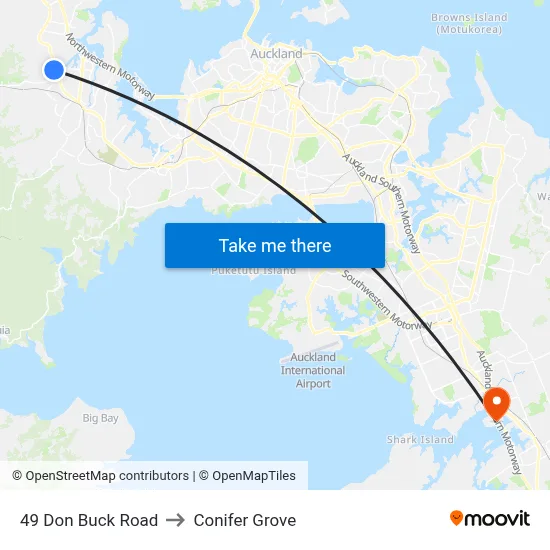 49 Don Buck Road to Conifer Grove map