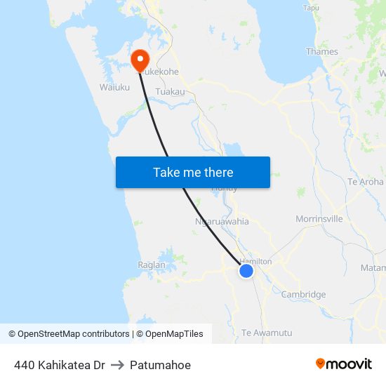 440 Kahikatea Dr to Patumahoe map