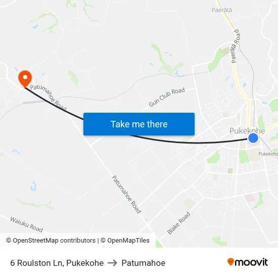 6 Roulston Ln, Pukekohe to Patumahoe map