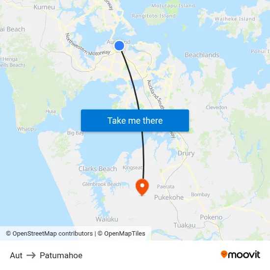 Aut to Patumahoe map