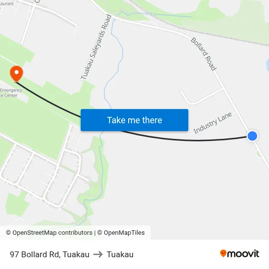 97 Bollard Rd, Tuakau to Tuakau map