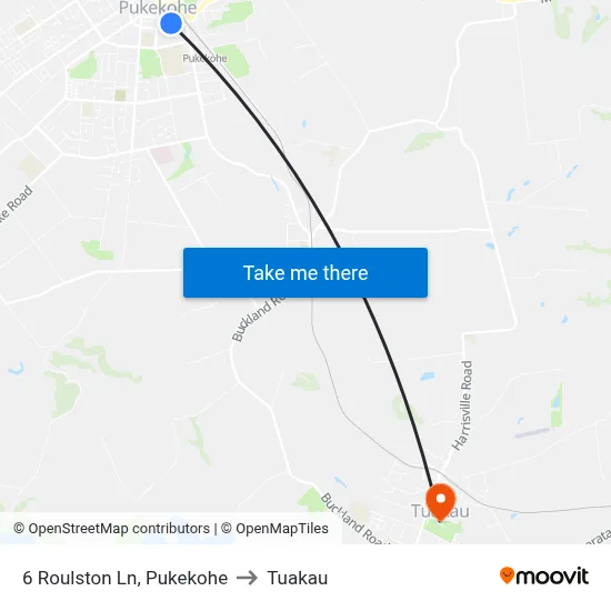 6 Roulston Ln, Pukekohe to Tuakau map