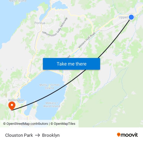 Clouston Park to Brooklyn map