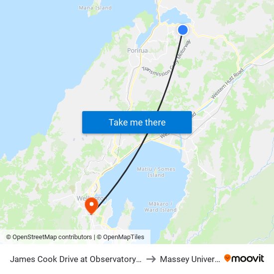 James Cook Drive at Observatory Close to Massey University map