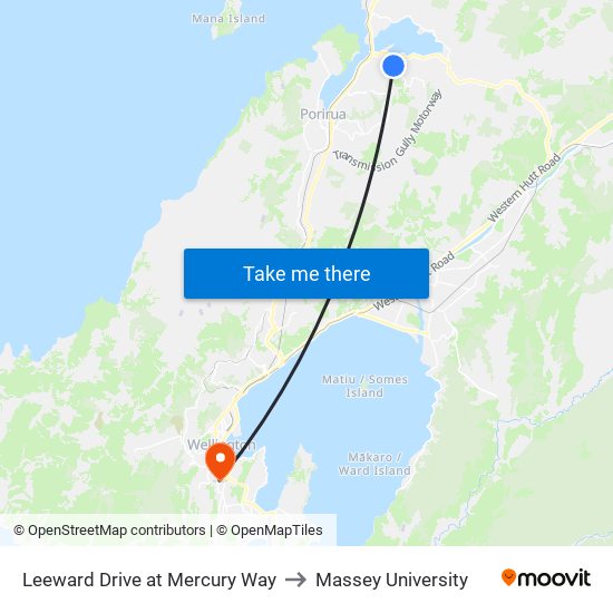 Leeward Drive at Mercury Way to Massey University map