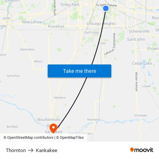 Thornton to Thornton map