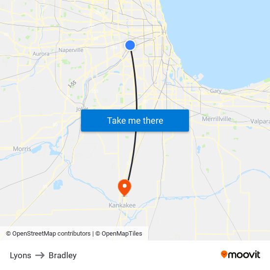 Lyons to Lyons map