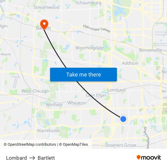 Lombard to Bartlett map