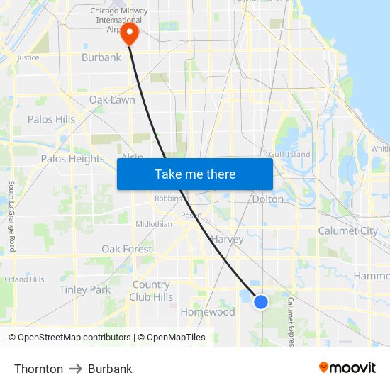 Thornton to Thornton map