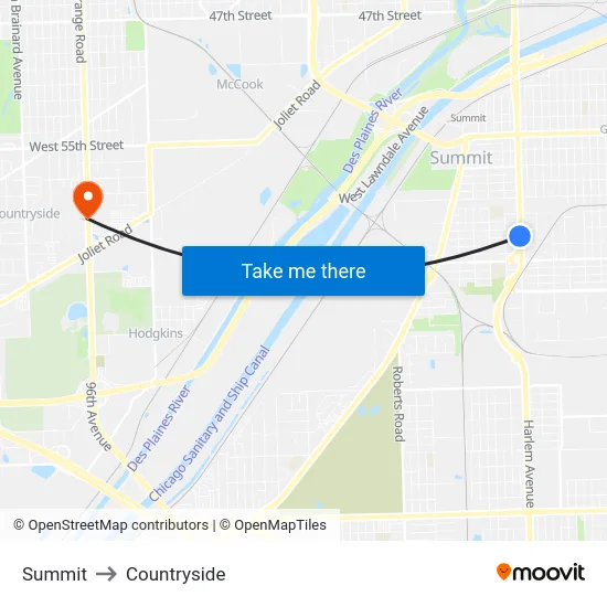 Summit to Countryside map